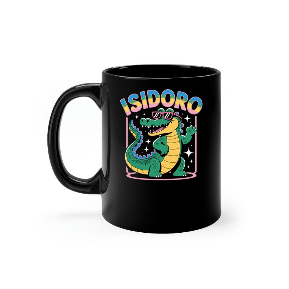 Isidoro Cool Crocodile Cartoon Graphic for Tropical Streetwear Vibe Mug
