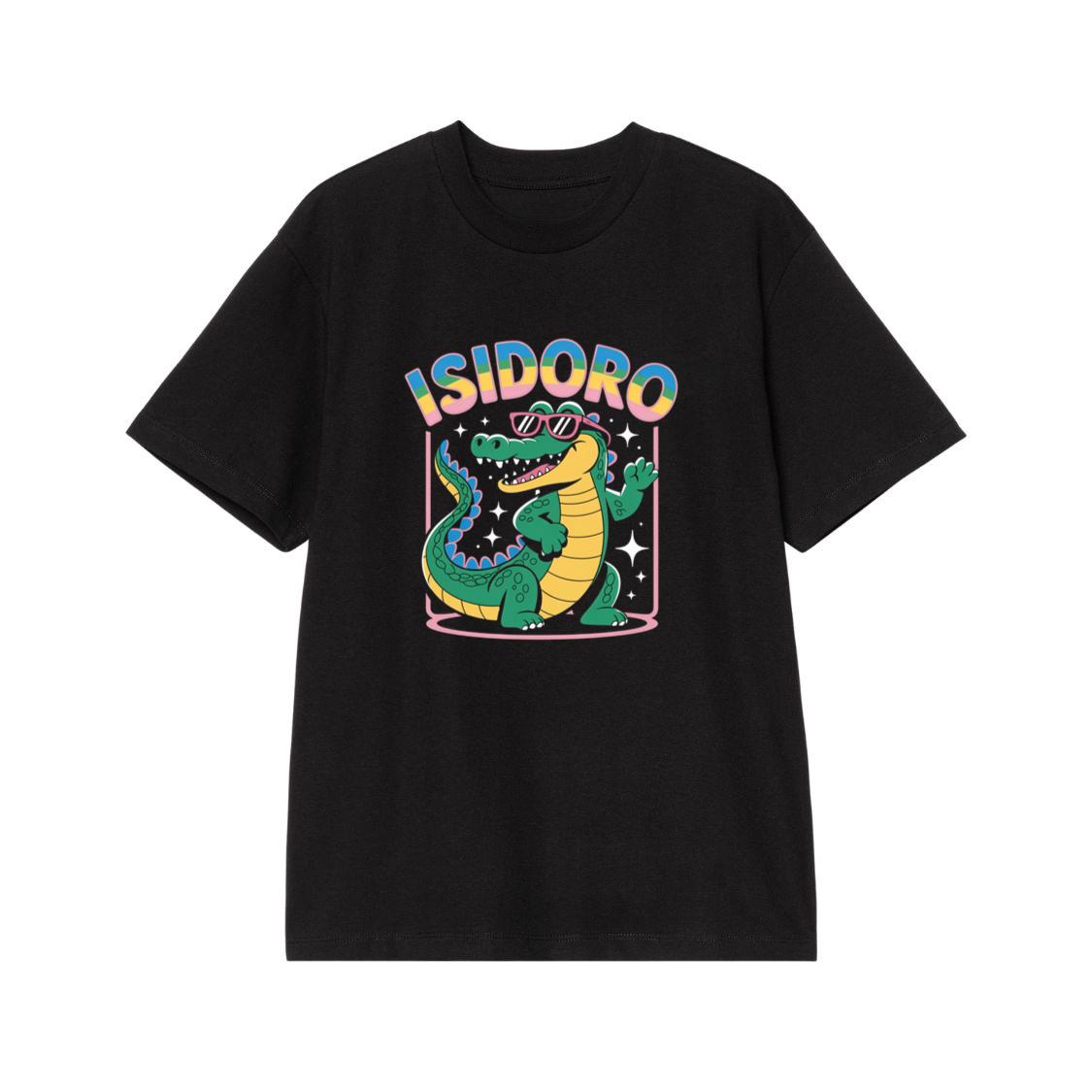 Isidoro Cool Crocodile Cartoon Graphic for Tropical Streetwear Vibe T-Shirt