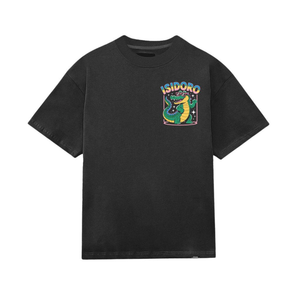 Isidoro Cool Crocodile Cartoon Graphic for Tropical Streetwear Vibe T-Shirt