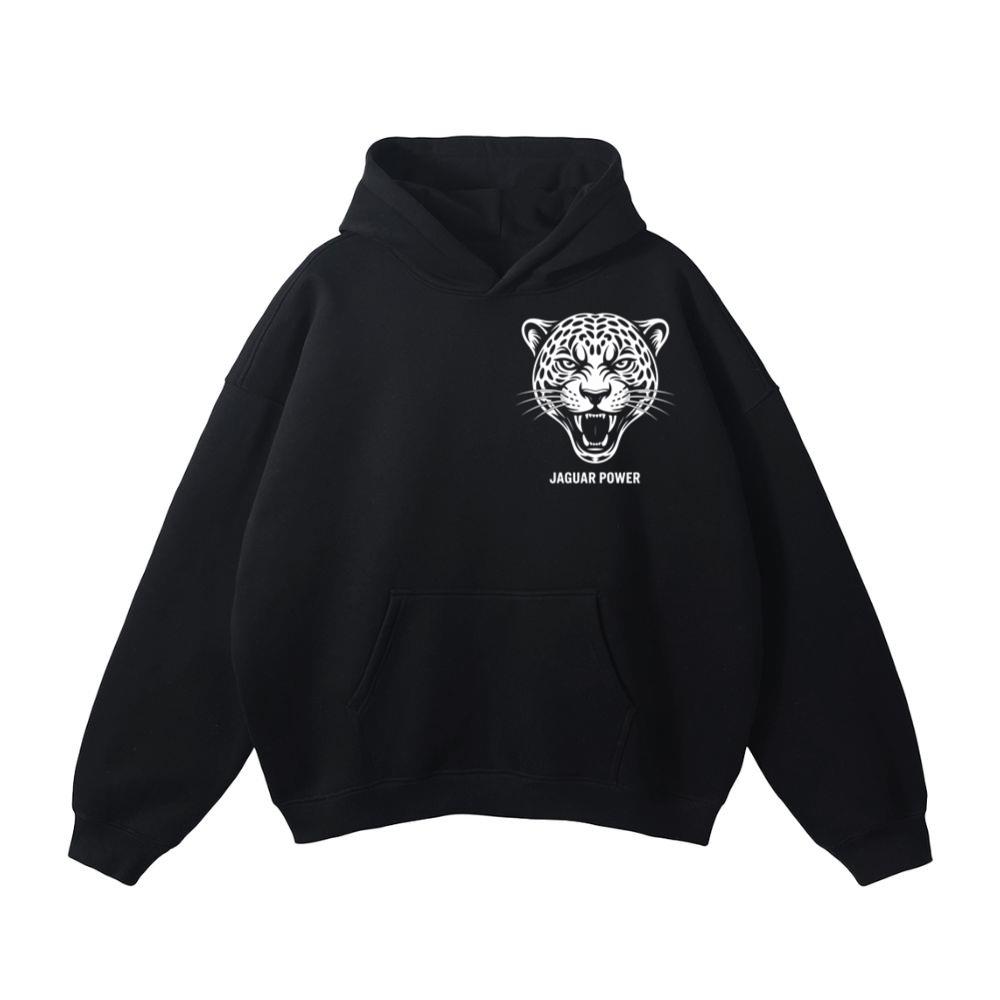 Jaguar Power Wild Animal Graphic Hoodie