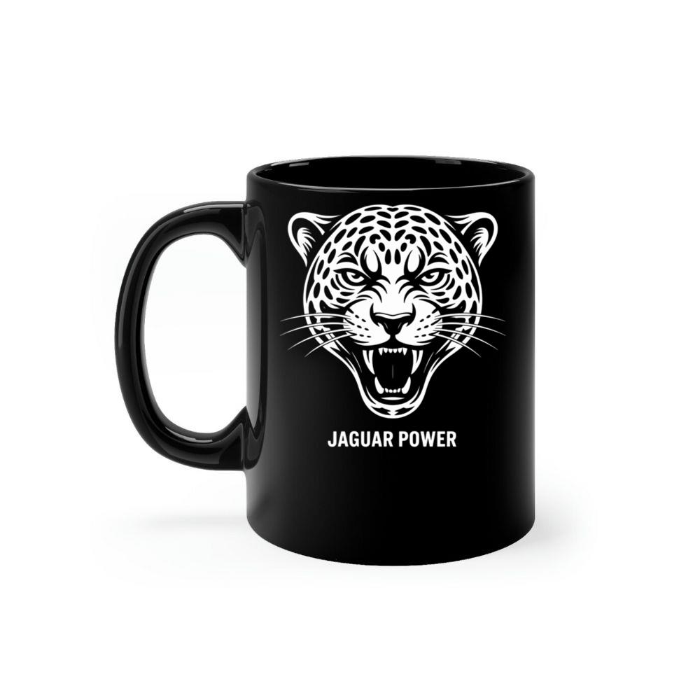 Jaguar Power Wild Animal Graphic Mug