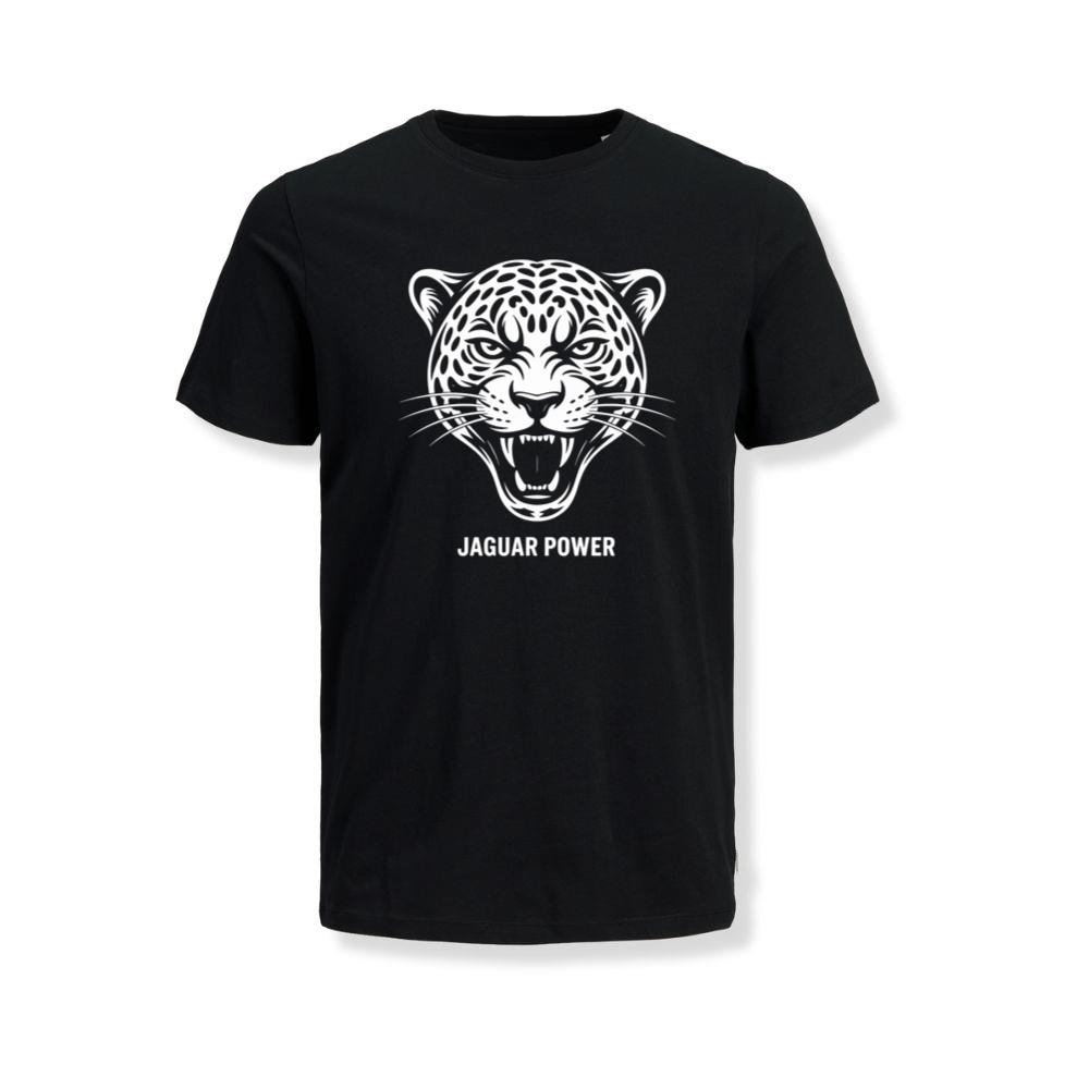 Jaguar Power Wild Animal Graphic T-Shirt