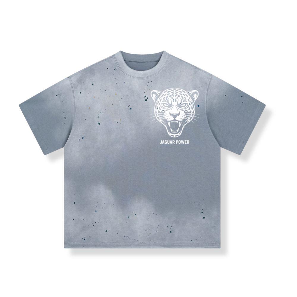 Jaguar Power Wild Animal Graphic T-Shirt