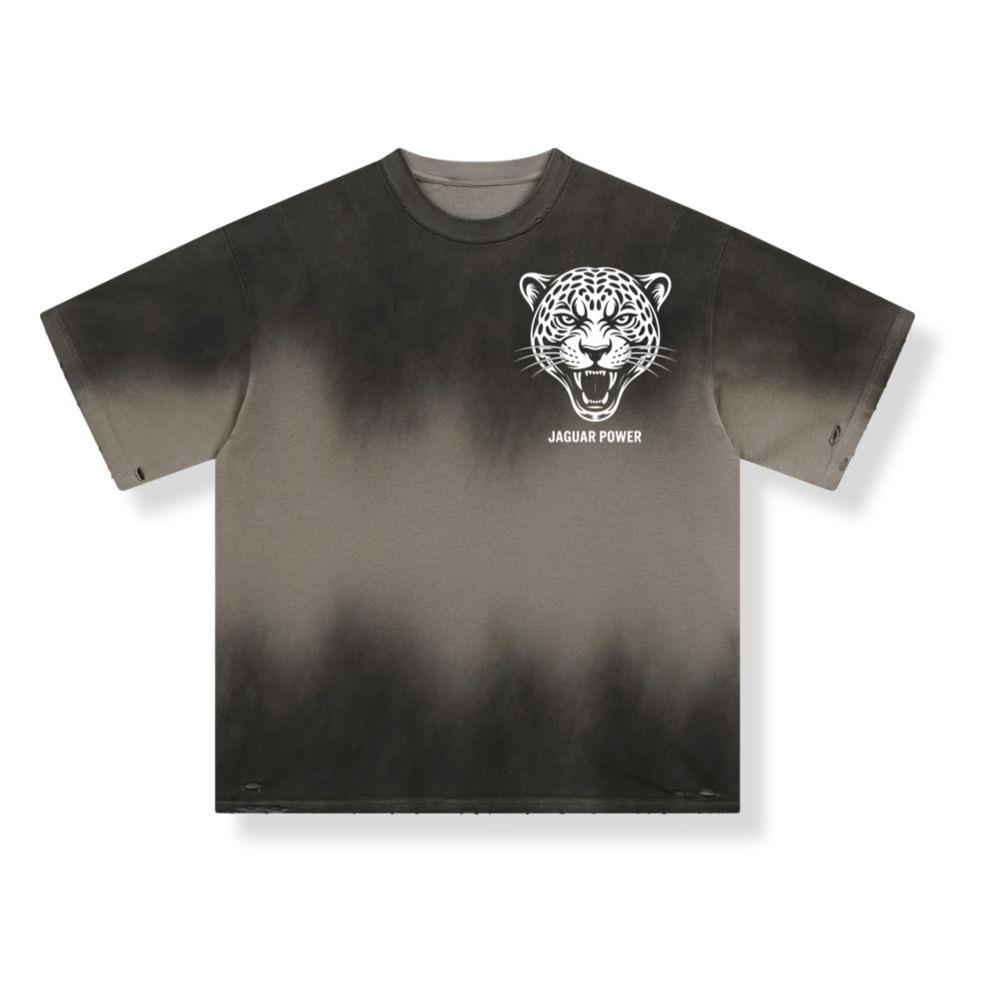Jaguar Power Wild Animal Graphic T-Shirt