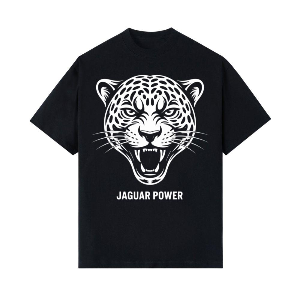 Jaguar Power Wild Animal Graphic T-Shirts