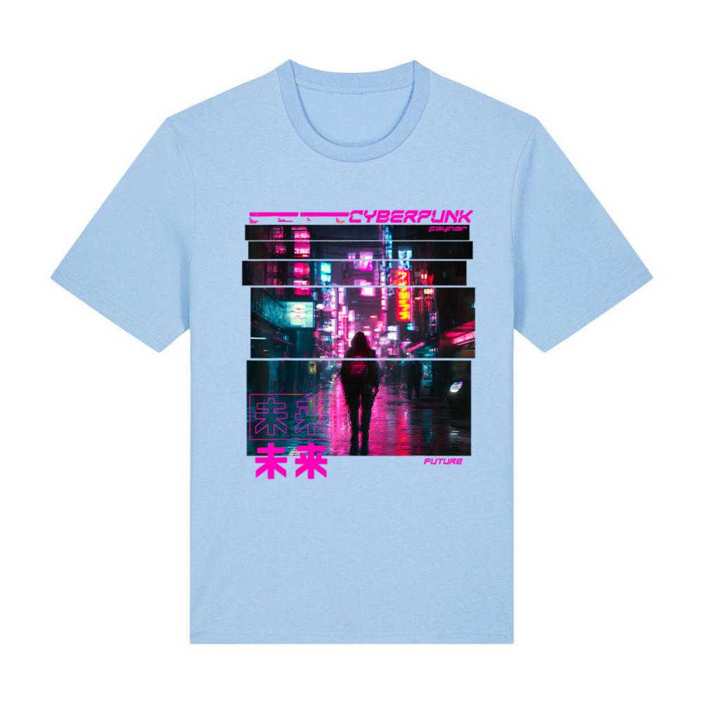 Japanese Retro Cyberpunk Aesthetic in Vaporwave Cyberpunk T-Shirt