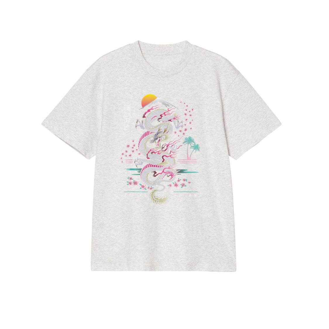 Japanese Tokyo Dragon Asian inspired retro 80’s style T-Shirt