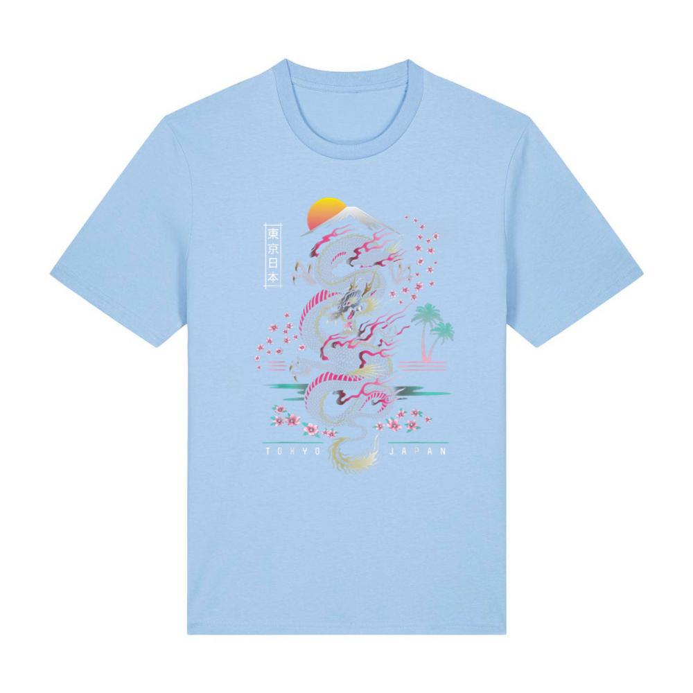 Japanese Tokyo Dragon Asian inspired retro 80’s style T-Shirt
