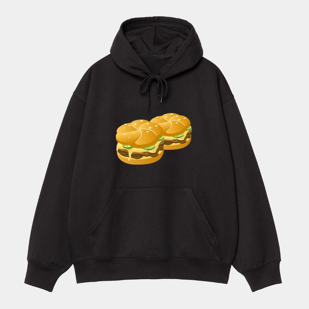 Juicy Double Cheeseburger Buns Hoodie