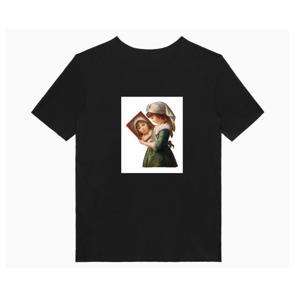 Julie Le Brun Looking in a Mirror T-Shirts