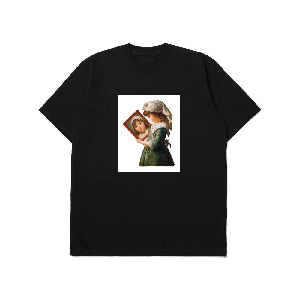 Julie Le Brun Looking in a Mirror T-Shirts