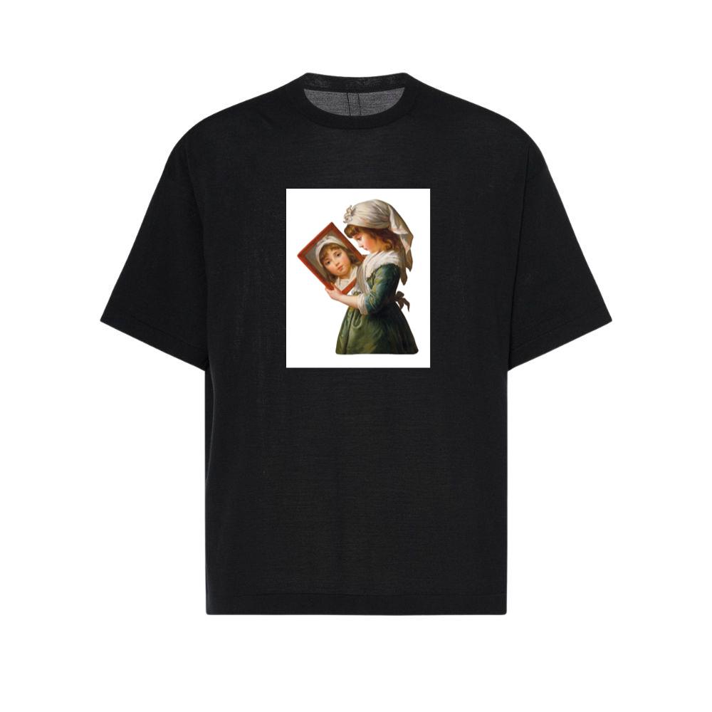 Julie Le Brun Looking in a Mirror T-Shirts