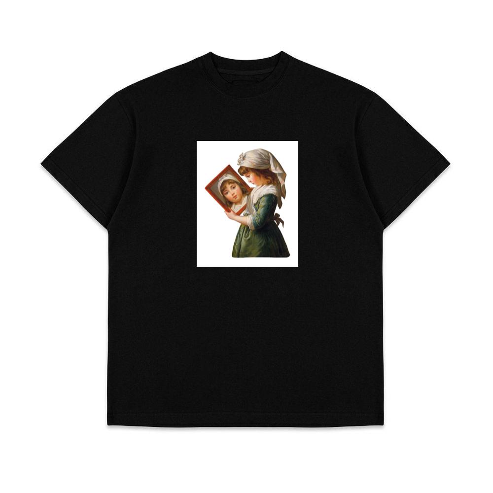 Julie Le Brun Looking in a Mirror T-Shirts