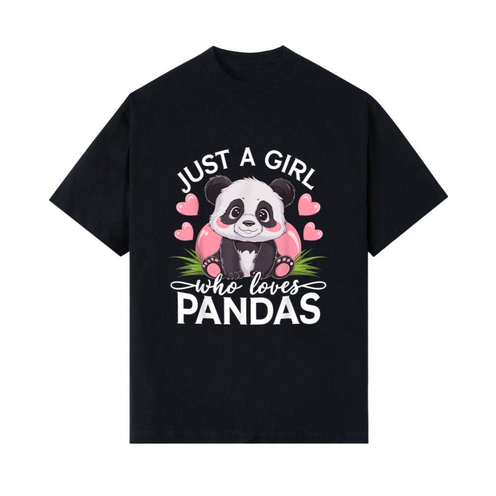Just A Girl Who Loves Pandas T-Shirt 