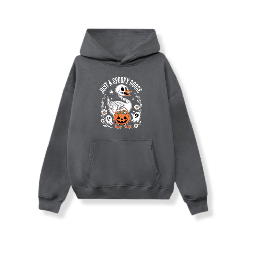 Just A Spooky Goose Halloween Pumpkin Design Hoodie Myheroshop