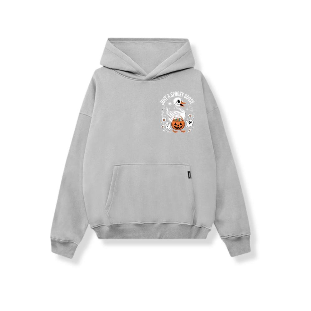 Just A Spooky Goose Halloween Pumpkin Design Hoodie