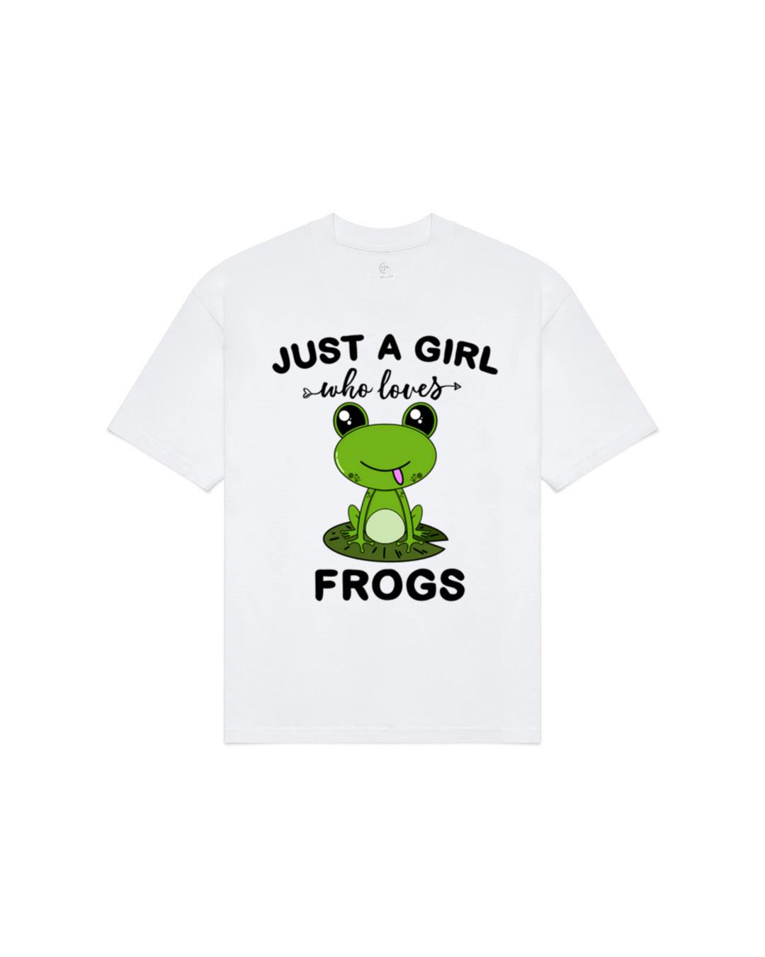 Just A Who Loves Frogs Kawaii Animals T-Shirts
