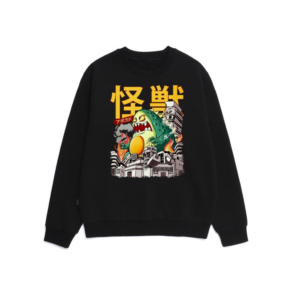 Kaiju Avocado Japanese Anime Monster Sweatshirt