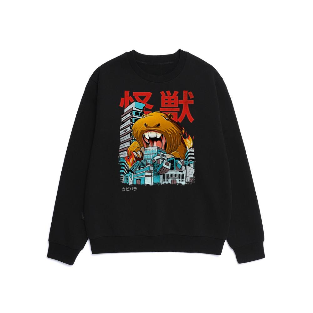 Kaiju Capybara Japanese Anime Monster Sweatshirt