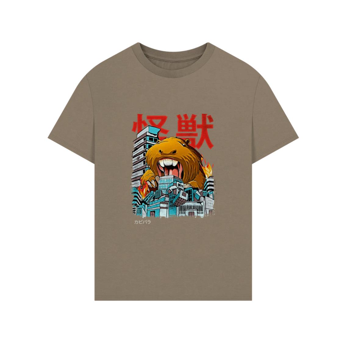 Kaiju Capybara Japanese Anime Monster T Shirt
