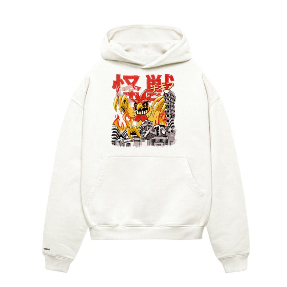 Kaiju Chicken Japanese Anime Monster Farm Animal Hoodies