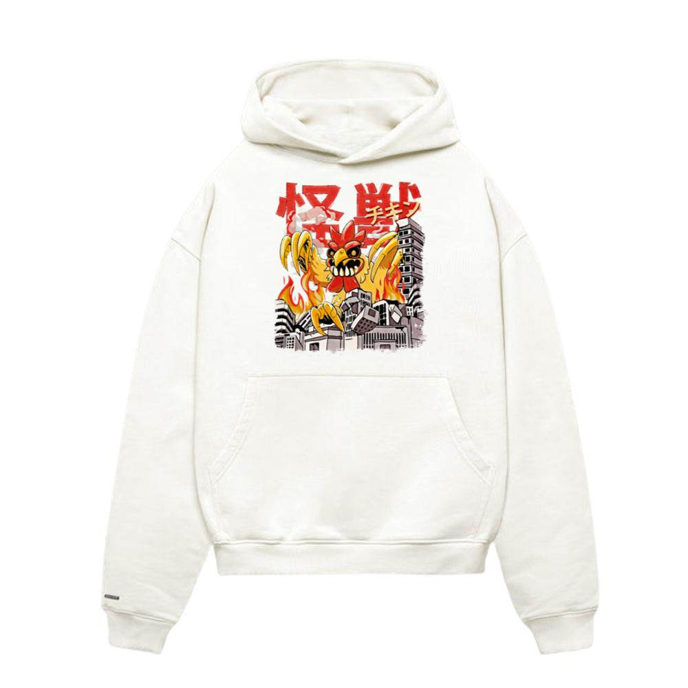 Kaiju Chicken Japanese Anime Monster Farm Animal Hoodies