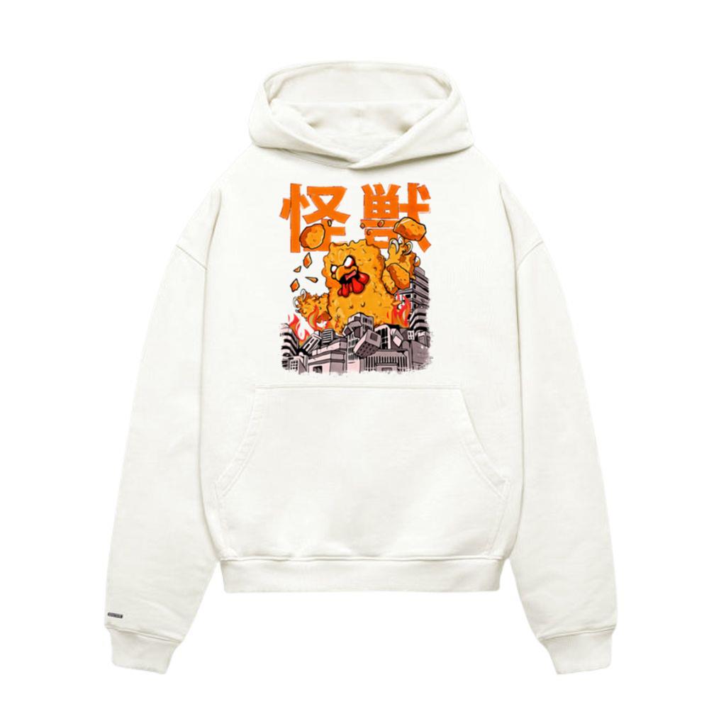 Kaiju Chicken Nugget Japanese Anime Monster Nug Hoodies