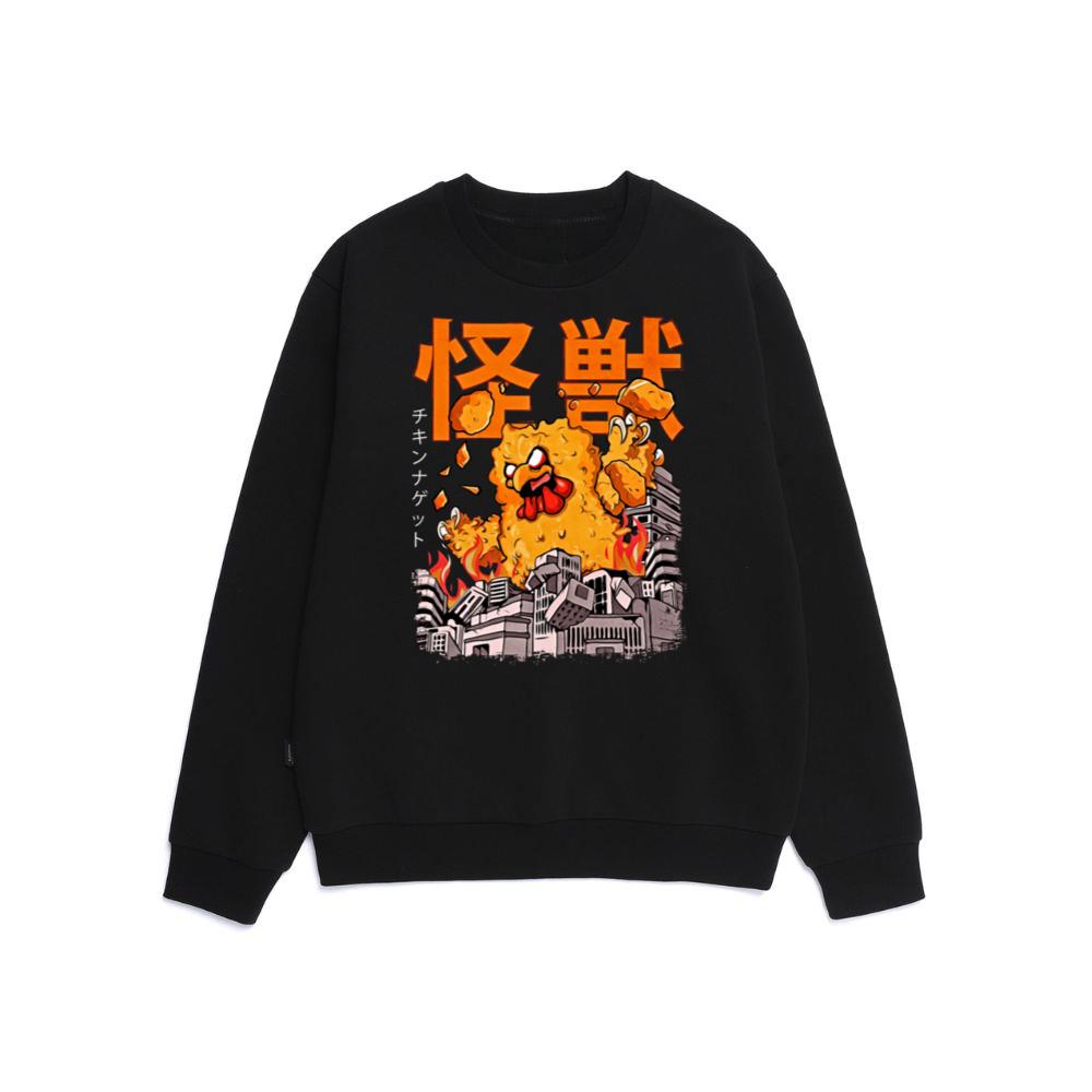Kaiju Chicken Nugget Japanese Anime Monster Nug Sweatshirt