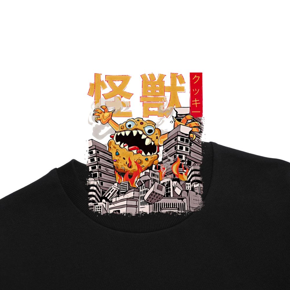 Kaiju Cookie Japanese Anime Monster Pastry Baking Sweatshirt - Image 5