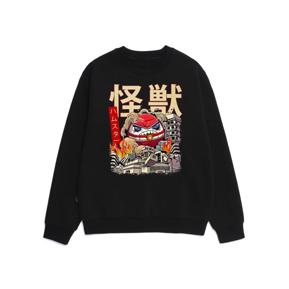 Kaiju Daruma Japanese Anime Monster Doll Sweatshirt