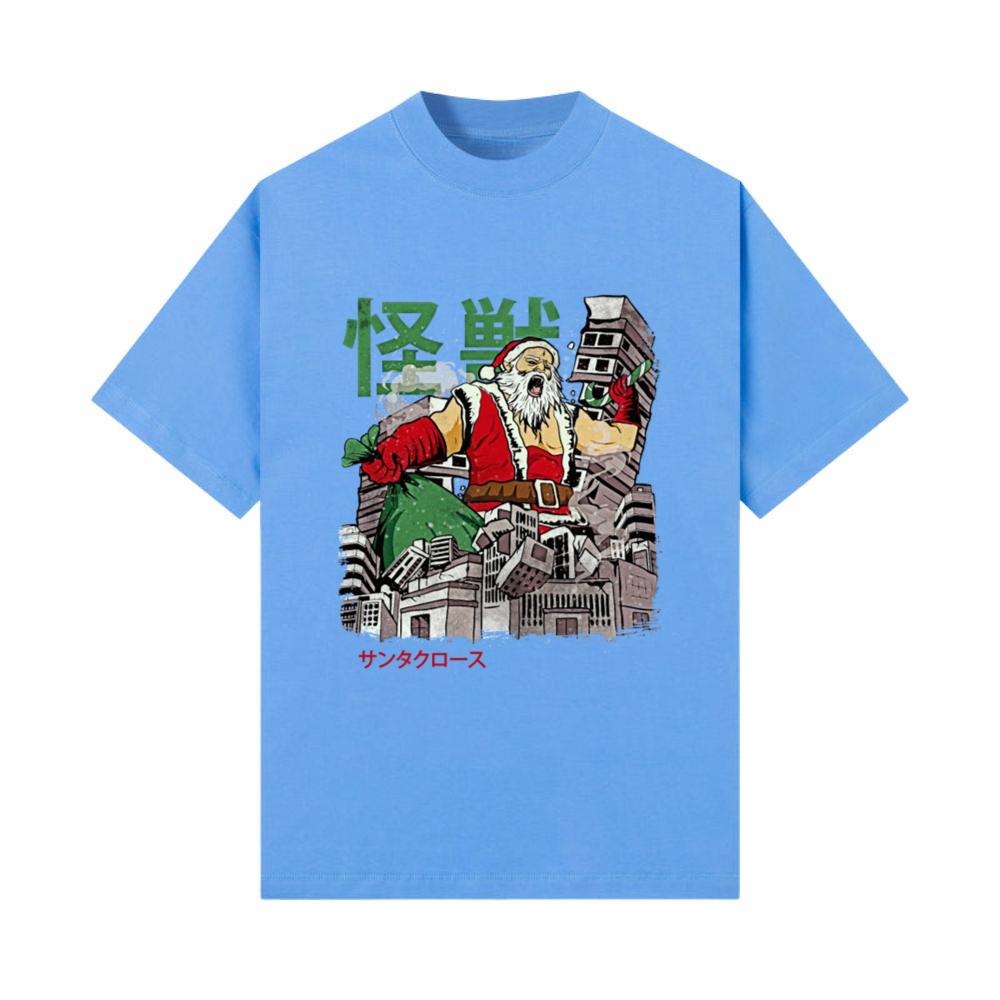 Kaiju Santa Claus Japanese Anime Monster Christmas T-Shirt