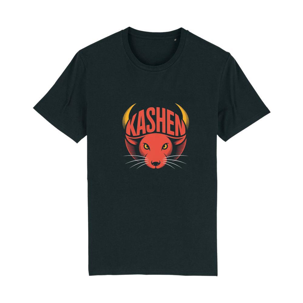 Kashen Cat Head Retro Graphic Design T-Shirts