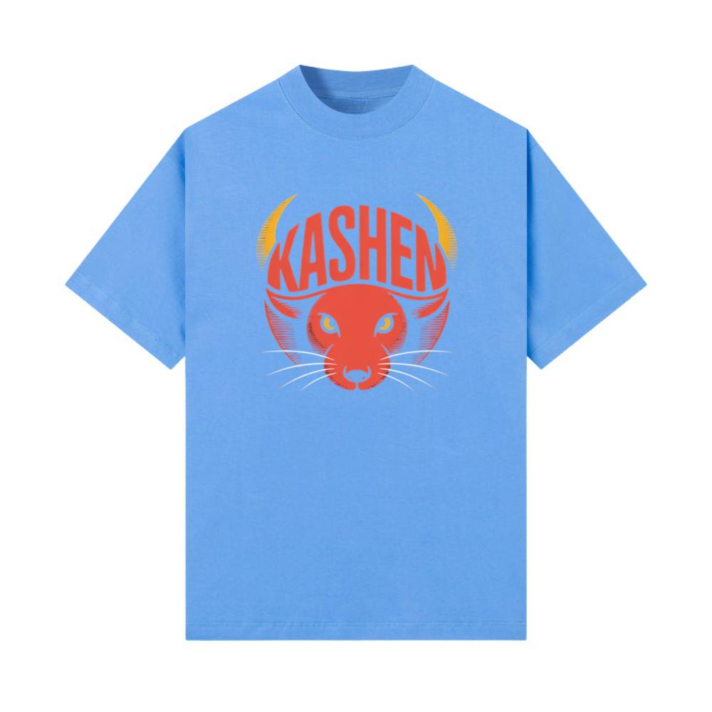 Kashen Cat Head Retro Graphic Design T-Shirts