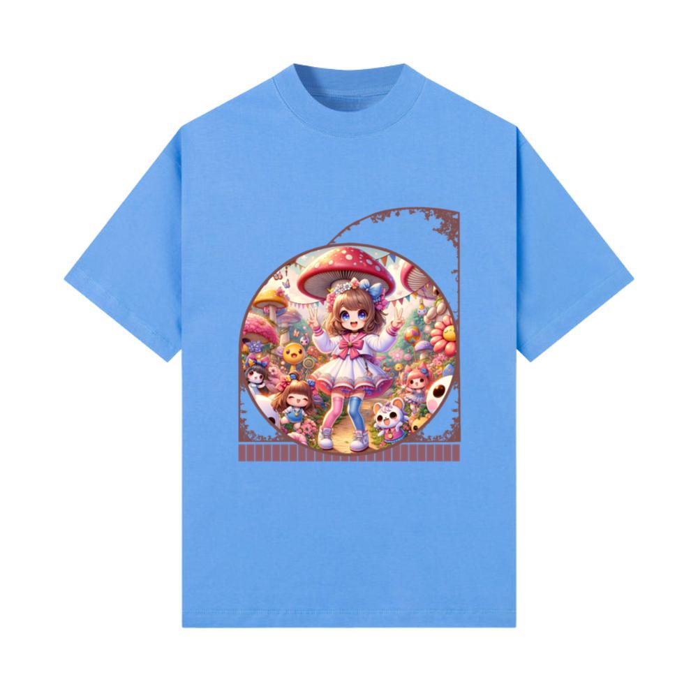 Kawaii Anime Girl's Magical Garden Party T-Shirt