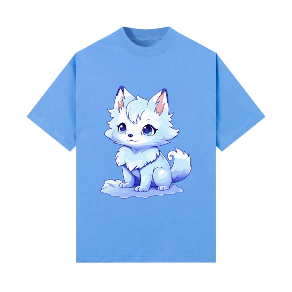 Kawaii Arctic Fox Cute Japanese Anime Aesthetic T-Shirt
