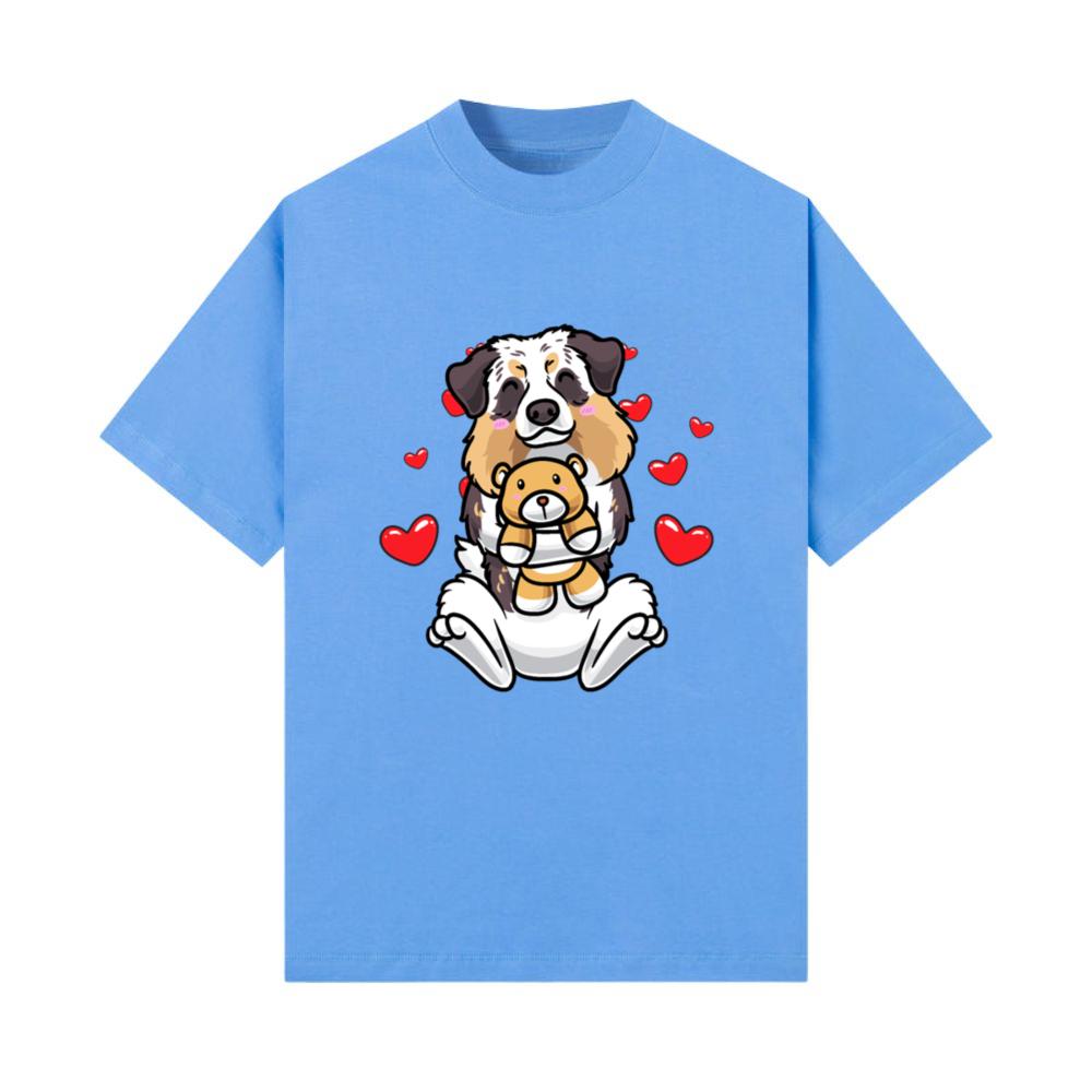 Kawaii Australian Shepherd Dog Stuffed Animal T-Shirt