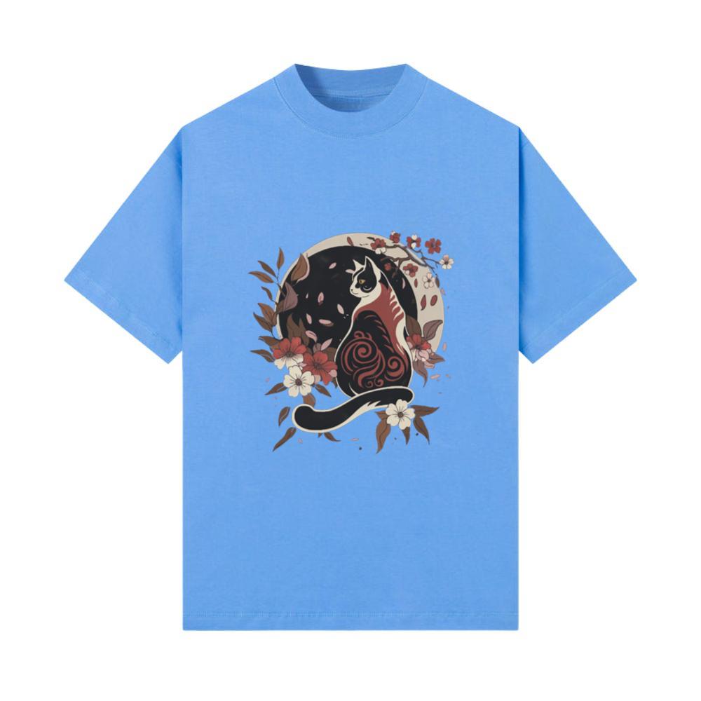 Kawaii Cat Anime Japanese Retro Men Women Kids Fun T-Shirt