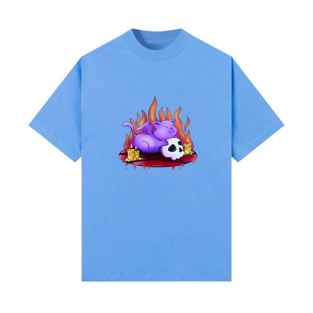 Kawaii Cat Pastel Goth Anime Aesthetic_1 T-Shirt