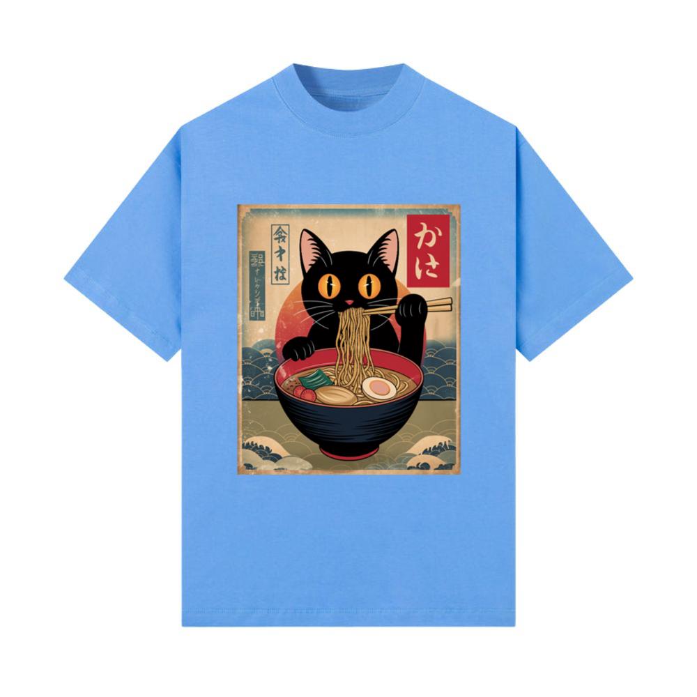 Kawaii Cat Ramen Noodles Anime_12 T-Shirt