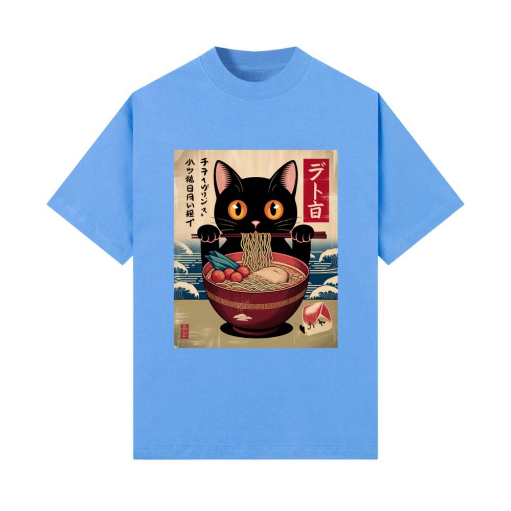 Kawaii Cat Ramen Noodles Anime_14 T-Shirt