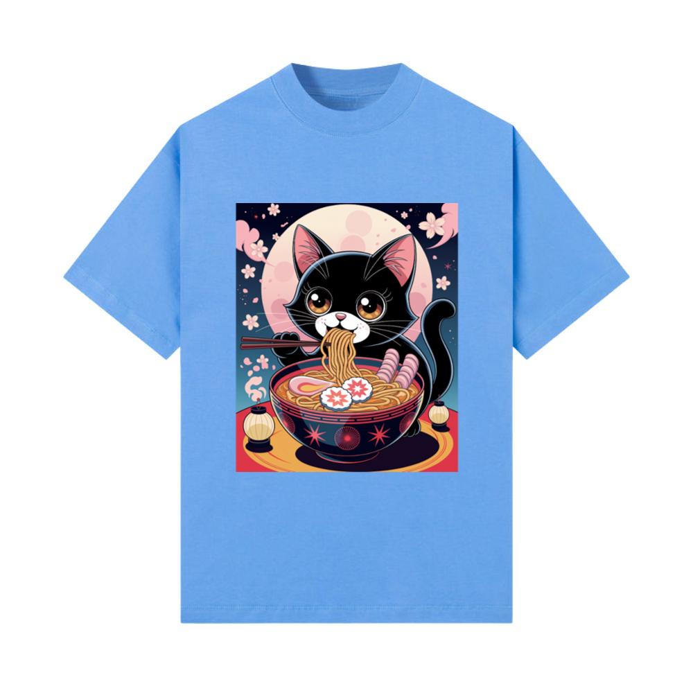 Kawaii Cat Ramen Noodles Anime_16 T-Shirt