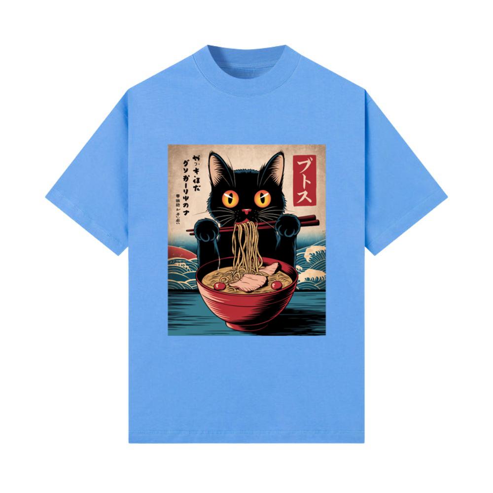 Kawaii Cat Ramen Noodles Anime_17 T-Shirt