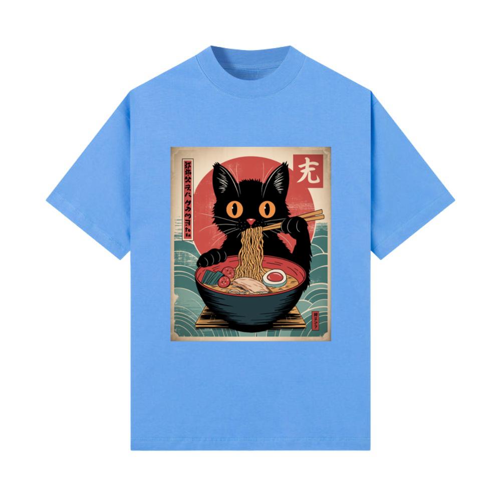 Kawaii Cat Ramen Noodles Anime_2 T-Shirt