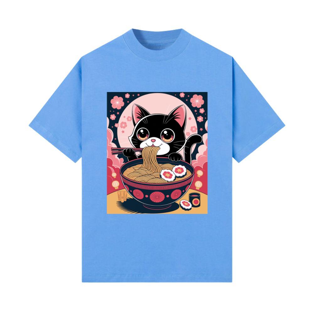 Kawaii Cat Ramen Noodles Anime_3 T-Shirt