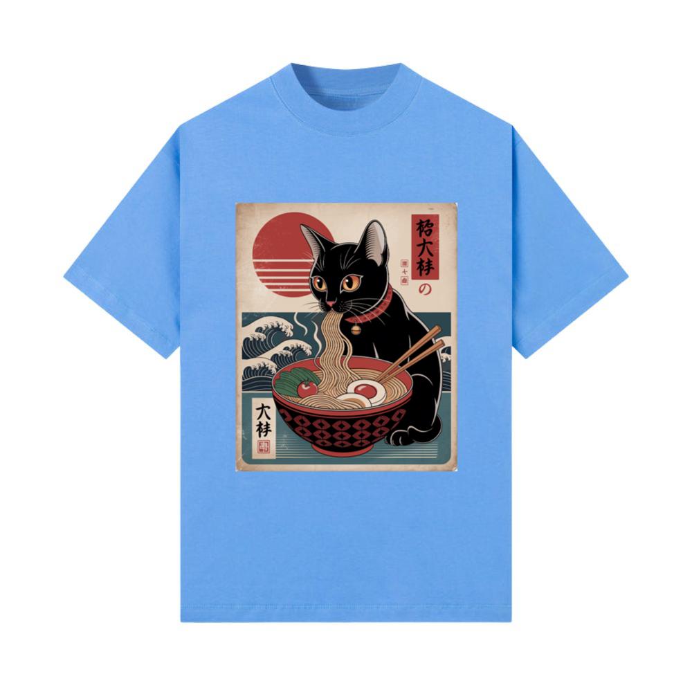 Kawaii Cat Ramen Noodles Anime_5 T-Shirt