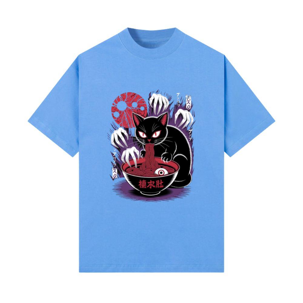 Kawaii Cat Ramen Noodles Anime_7 T-Shirt