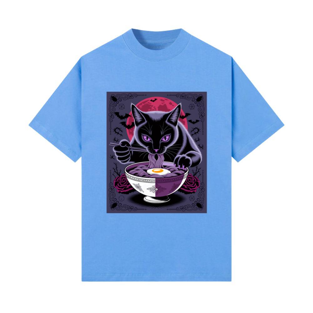 Kawaii Cat Ramen Noodles Anime_9 T-Shirt
