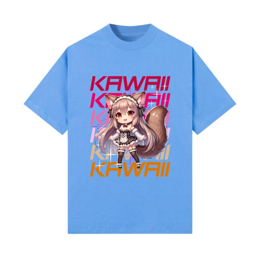 Kawaii Chibi Anime Cat T-Shirt