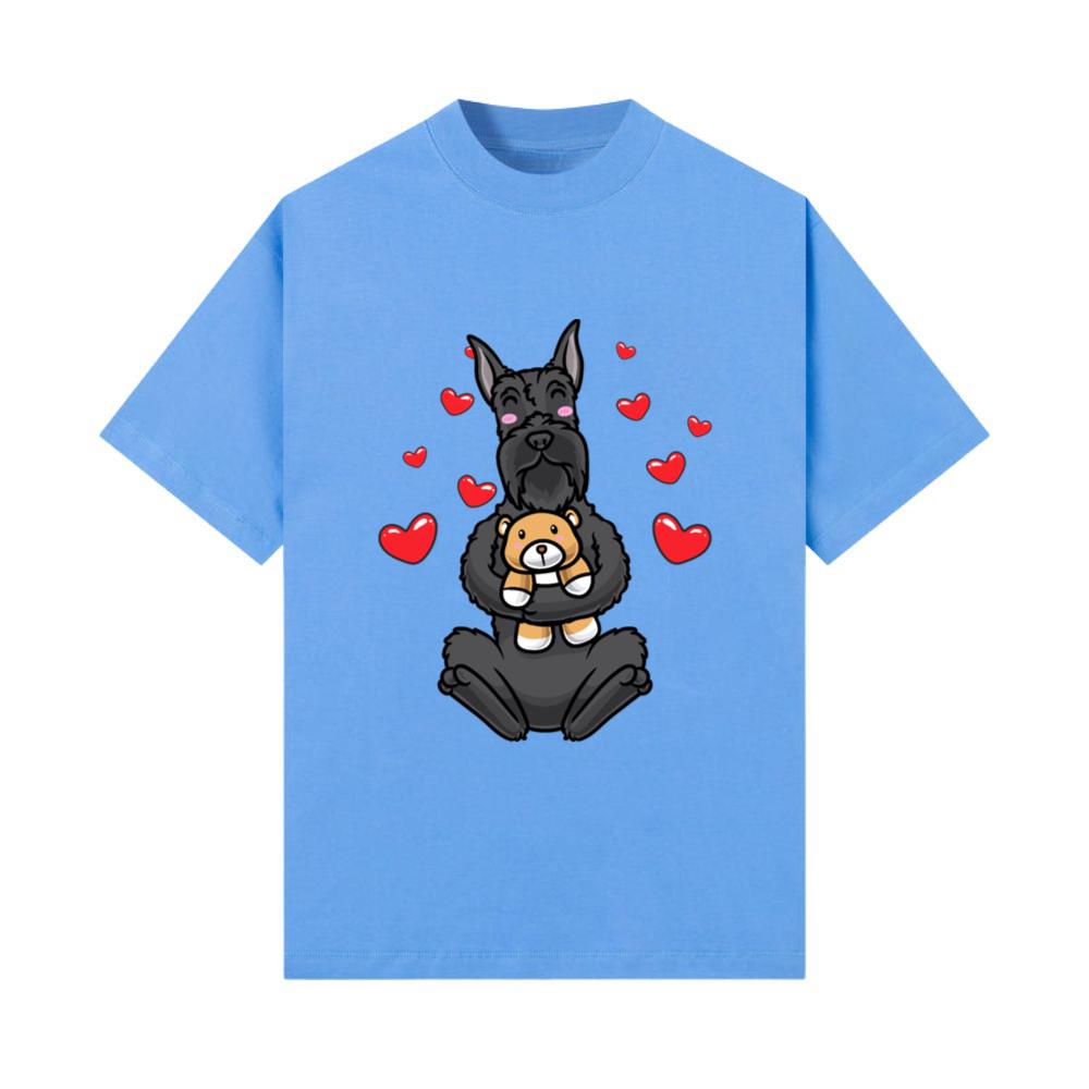 Kawaii Giant Schnauzer Stuffed Animal Dog T-Shirt