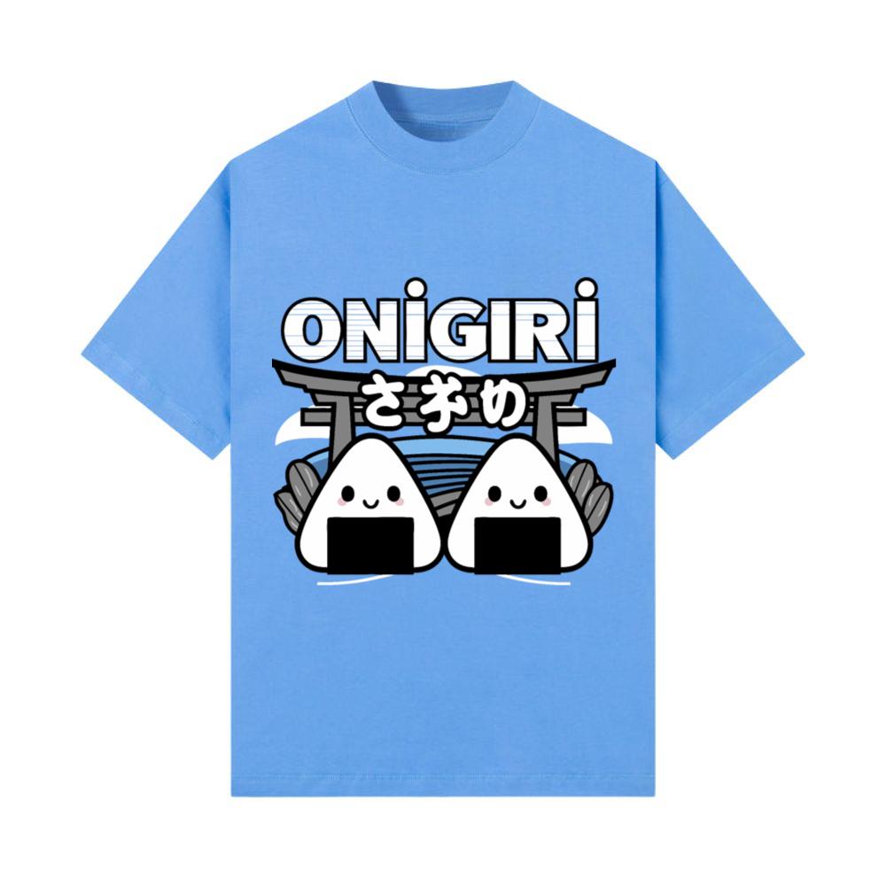 Kawaii Onigiri Japanese Food Cute Anime Aesthetic T-Shirt